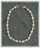 BNS10LB- Petite Bone Link Bracelet