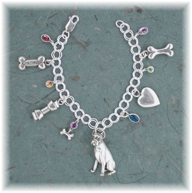 BXR46CB- Boxer Charm Bracelet