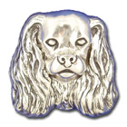 CKC11L- Large Cavalier King Charles Spaniel Head Study