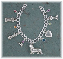 DCS46CB- Dachshund Charm Bracelet