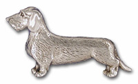 DCSWH10L- LG Wire Hair Dachshund Standing Design