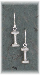 DMBSE- SM Dumbbell Earrings