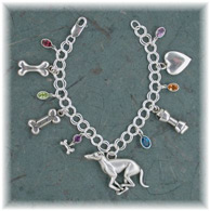 GHD46CB- Greyhound Charm Bracelet