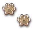 PAW16E- Small Paw Print Post Earrings